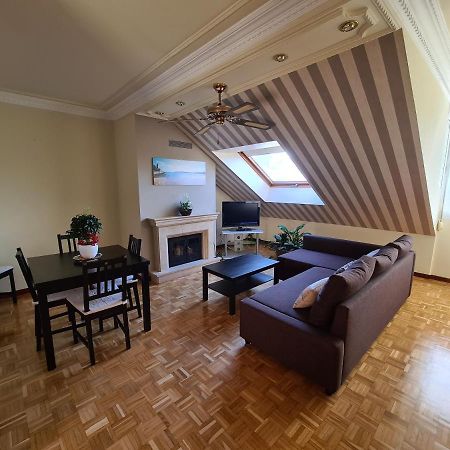 106A Atico Con Garaje Y Chimenea Cerca De La Playa Apartment Gijon Ngoại thất bức ảnh