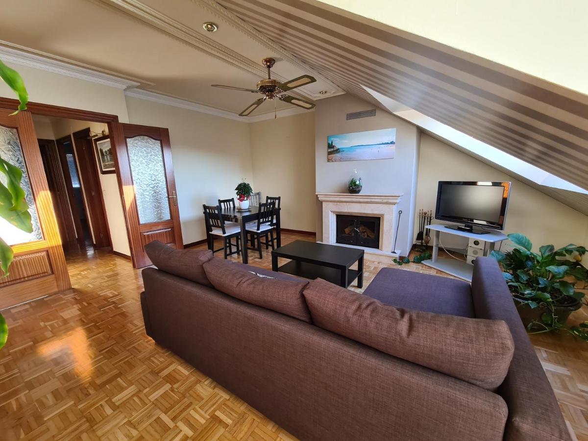 106A Atico Con Garaje Y Chimenea Cerca De La Playa Apartment Gijon Ngoại thất bức ảnh